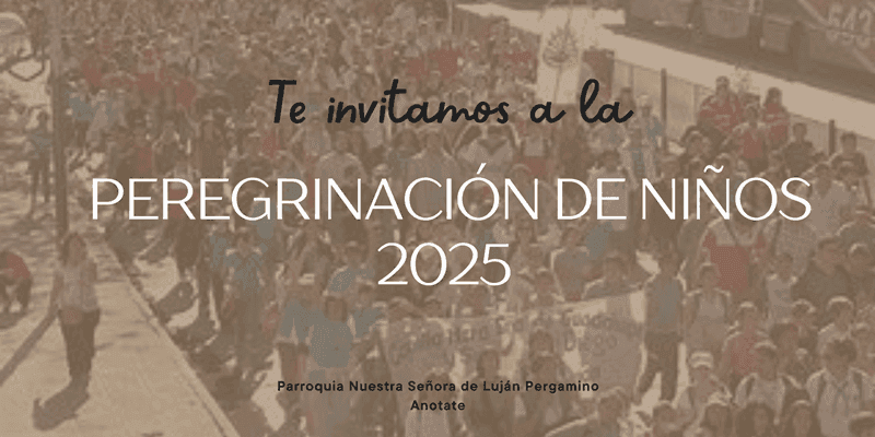 Peregrinación diocesana de niños