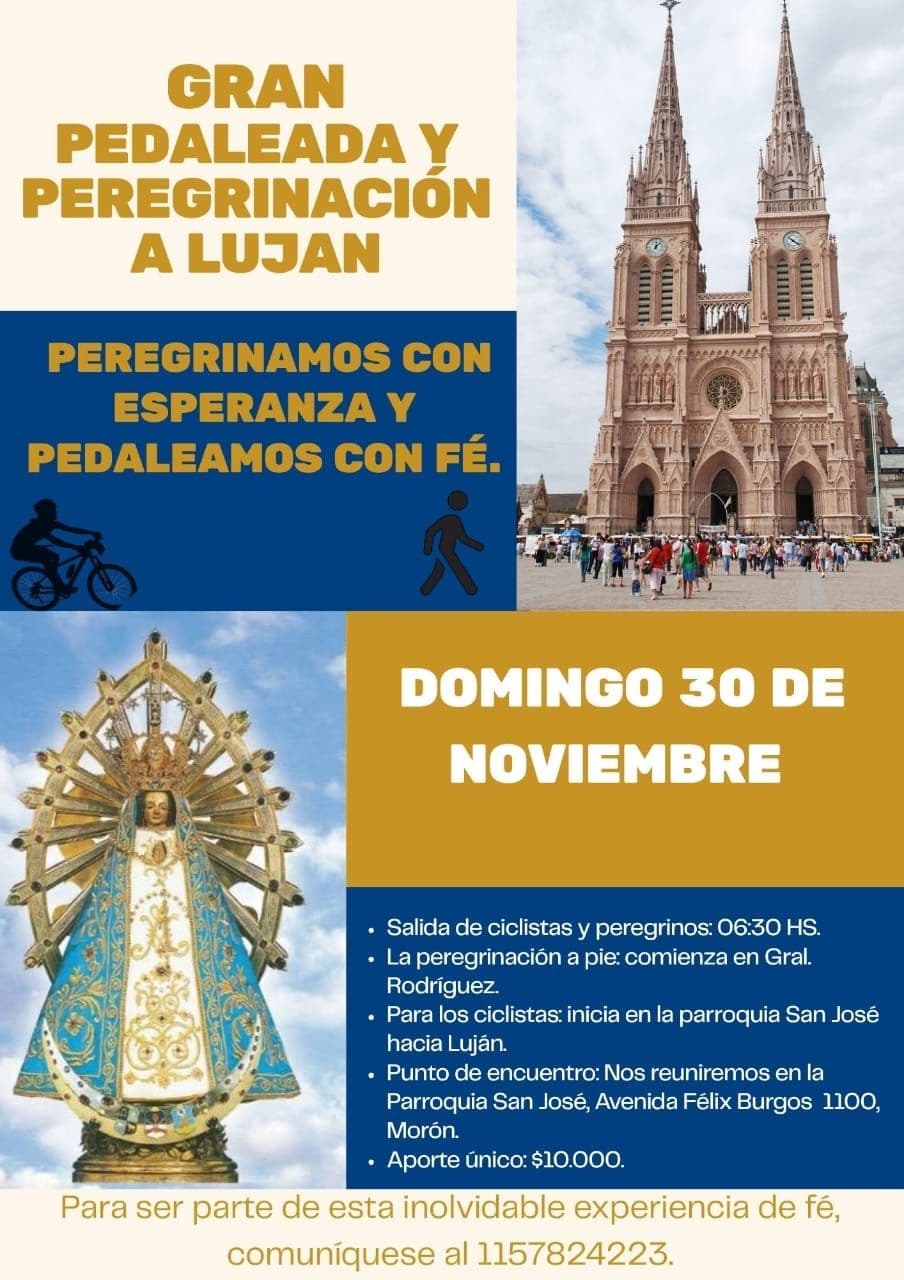 Peregrinación y Bicicleteada a Lujan
